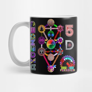 Tree of Life 5D Dragon Unify For Ascension Science = Spirituality Graphic Mug